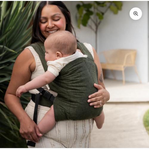 Grove Lark Baby Carrier | Dark Green Soft Structured Carrier | hope&plum