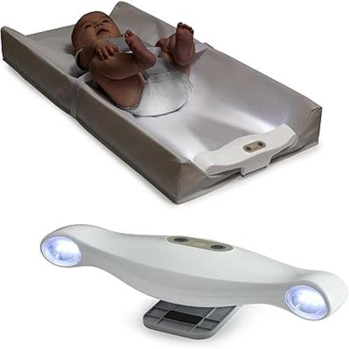Contours GlowFlex Universal Changing Pad Light (Light ONLY - Changing Pad Sold Separately), Easily attaches to MOST Diaper Changing Pads, 3 Brightness Settings, Auto Shut-off Feature, Rubberized Grip