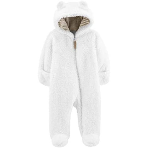 Carter's 0-9 Months Hooded Sherpa Bunting Pram