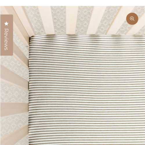 Indy Ribbed Crib Sheet
