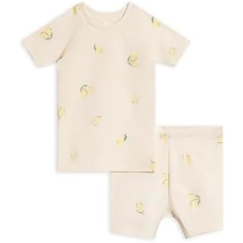 Colored Organics - Short Sleeve Organic Baby & Toddler Pajamas - 2-Piece Pj Set