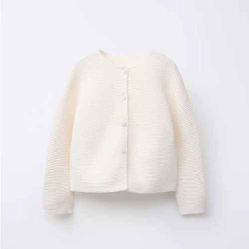 SEED STITCH KNIT JACKET - Ecru | ZARA United States