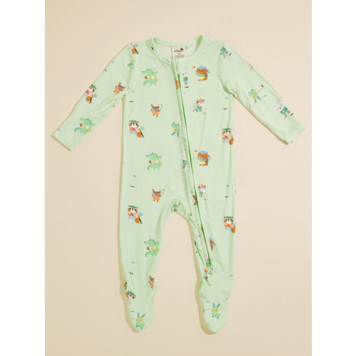 Golf Animal Friends Green Footie | Tullabee
