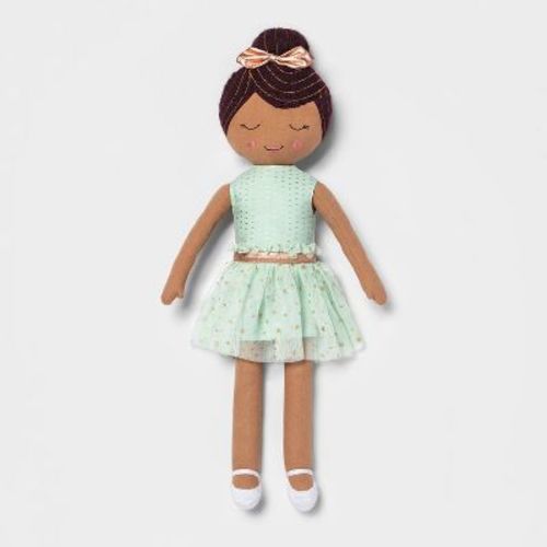 Ballerina Dress Kids' Throw Pillow Mint - Pillowfort™