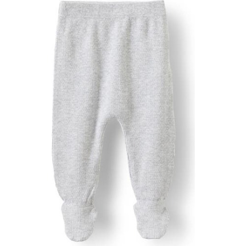 Organic Pointelle Footed Legging, 0-3M