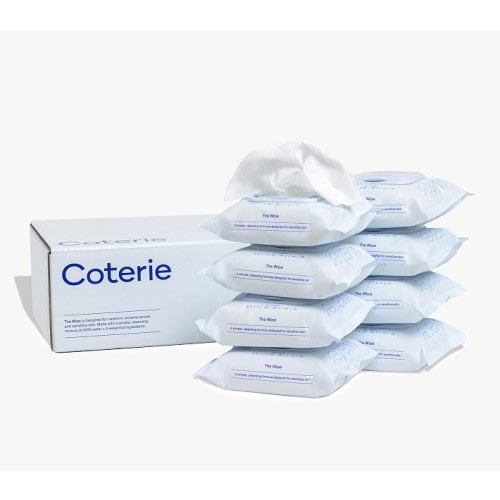 Coterie Baby Travel Wipes, Pack of 8