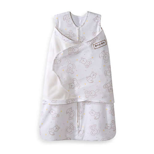 HALO® SleepSack® Newborn Floppy Friends Multi-Way Adjustable Cotton Swaddle in Cream
