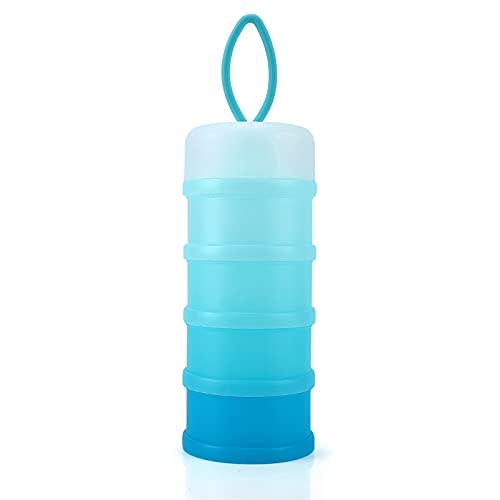 Accmor Baby Formula Dispenser On The Go, Stackable Formula Dispenser Formula Container to Go, Non-Spill Portable Milk Powder Kids Snack Storage Container, BPA Free