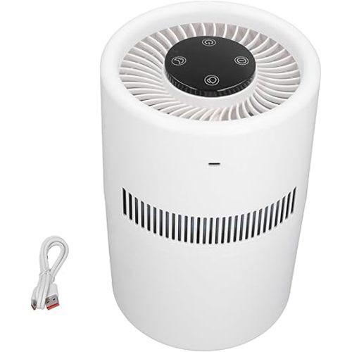 Air Purifier and Humidifier Combo, Dual Functional Large Capacity Air Purifier, Quiet Running Humidifiers for Bedroom, for Office Bedroom Nursery
