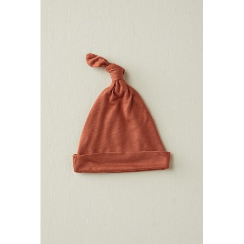 KNOTTED HAT - Saffron — Solly Baby