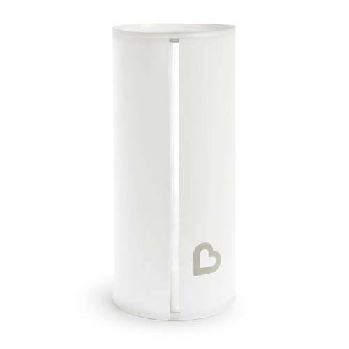 Portable Disposable Diaper Pail, Holds up to 90 Newborn Diapers, 3 Pack, White