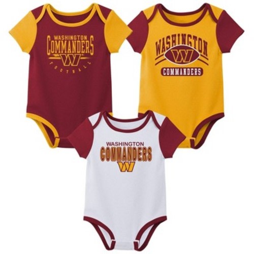NFL Washington Commanders Infant Boys' 3pk