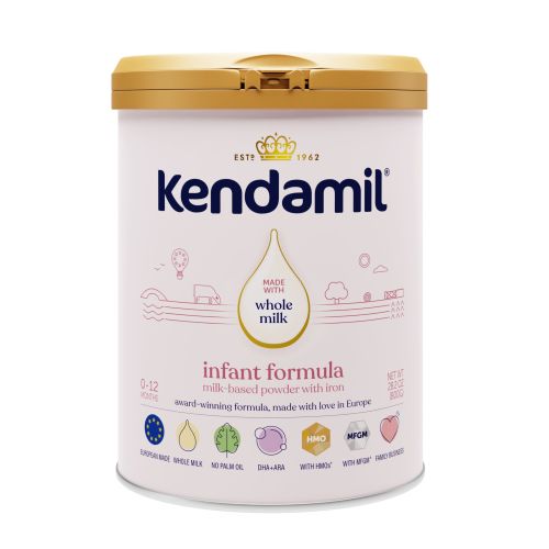 Kendamil Whole Milk Baby Formula Powder, European with HMOs, Prebiotics, No Palm Oil or Soy, with DHA, 28.2oz