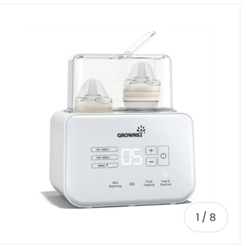8-in-1 Baby Bottle Warmer, Fast Heating with Timer