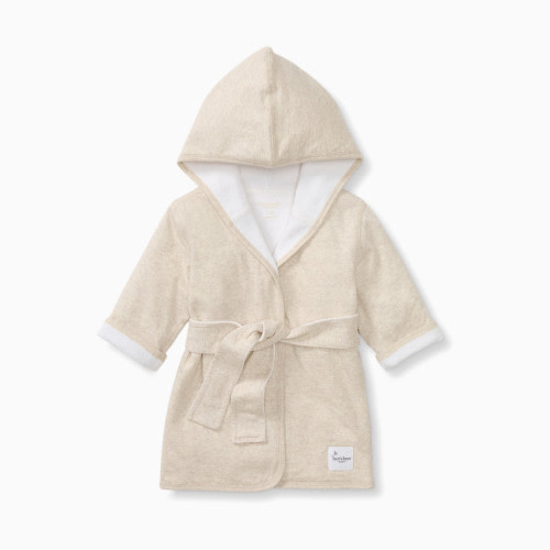 Burt's Bees Baby Infant Organic Hooded Robe - Oatmeal, 0-9 Months