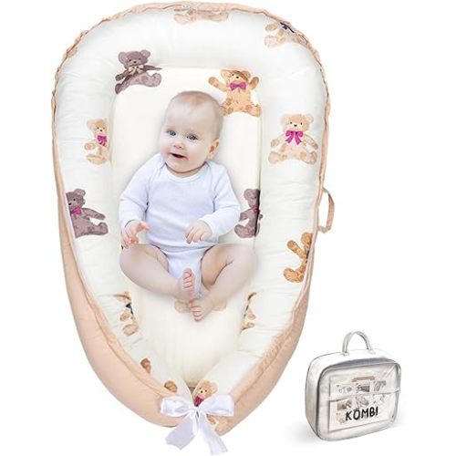 Baby Lounger - Comfort Baby Lounger for Newborn 0-24 Months, Soft and Breathable Baby Snuggle Nest, Lightweight, Portable Infant Lounger Cover