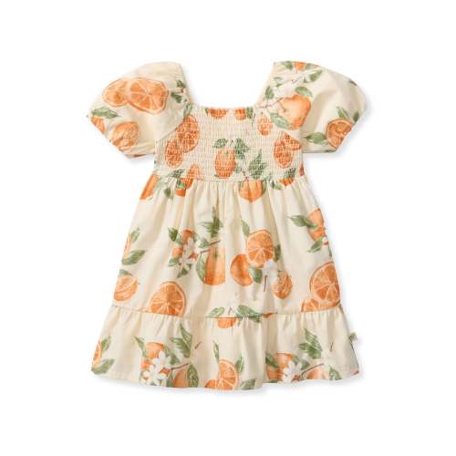 Dubrovnik Oranges Matching Girl Dress – Burt's Bees Baby