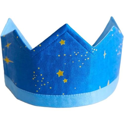 Sarah's Silks - Reversible Silk Crown - Starry Night