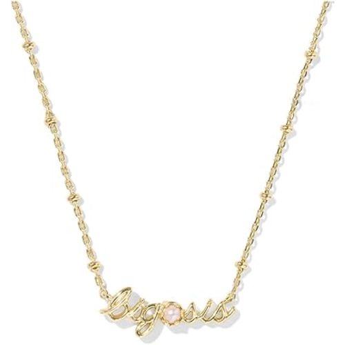 Kendra Scott, Women's, Big Sis Short Pendant Necklace, Gold Freshwater Cultured Pearl, One Size
