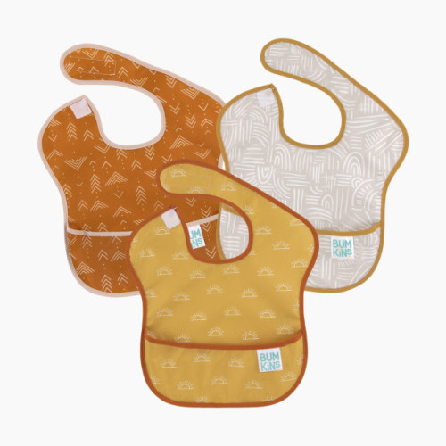 Bumkins SuperBib (3-Pack) - Sunshine, Wander, And Grounded