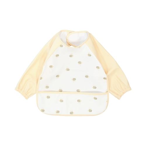 Cream Baby Long Sleeve Smock Bib | Best&Less™ Online