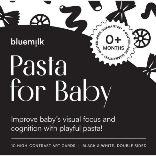 Pasta for Baby High-Contrast Art Cards – Chunky Deli