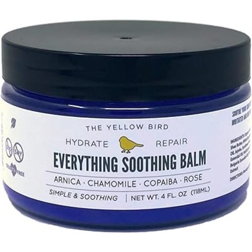 Yellow Bird Natural Soothing Foot & Body Balm - Everything Skin Moisturizer, Organic Itch Relief Cream, Baby Diaper balm, Soothing Gentle Moisturizer