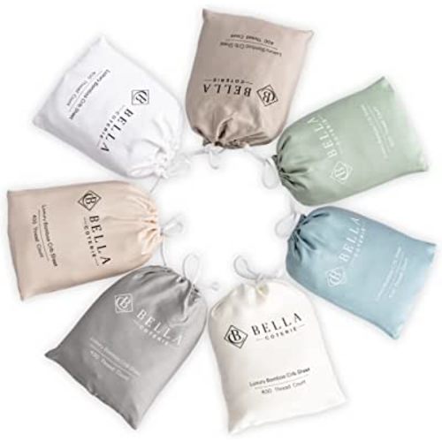 Bella Coterie Luxury Bamboo Crib Sheets | Organically Grown | Ultra Soft | Cooling for Better Sleep | Deep Pocket Fitted Sheet for Crib & Toddler Mattress