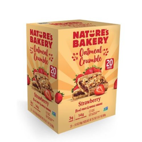 Nature's Bakery Oatmeal Crumble Strawberry, 2 oz., 20 ct. - Sam's Club