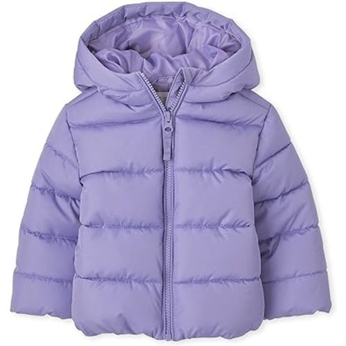 The Children's Place Baby and Toddler Girls' Medium Weight Wind-Resistant, Water-Resistant Puffer Jacket