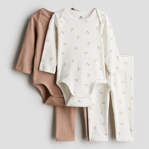 4-PIECE COTTON JERSEY SET