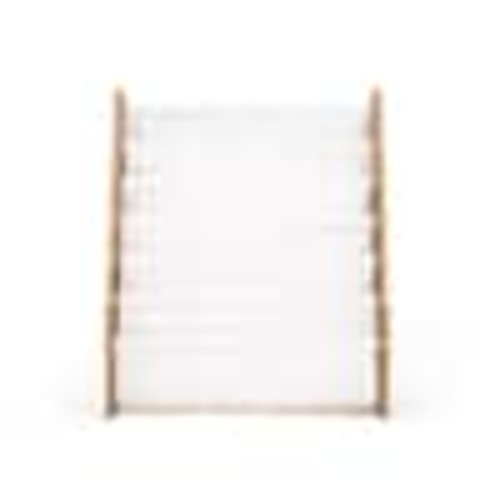 Humble Crew Journey SuperSize 6-Tier Kids 30 in. Book Rack, White/Natural Wood WO76825