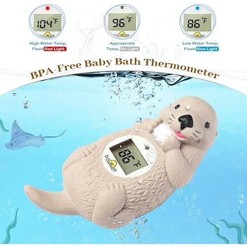 Baby Bath Thermometer for Infants Digtal Baby Water Thermometer for Bathtub Temperature Measure,Safty Kids Bath Floating Toy