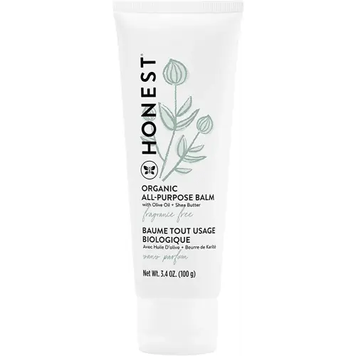 The Honest Company Organic All Purpose Balm | Gentle for Baby | Soothes + Moisturizes | Plant-Based + Hypoallergenic | 3.4 oz