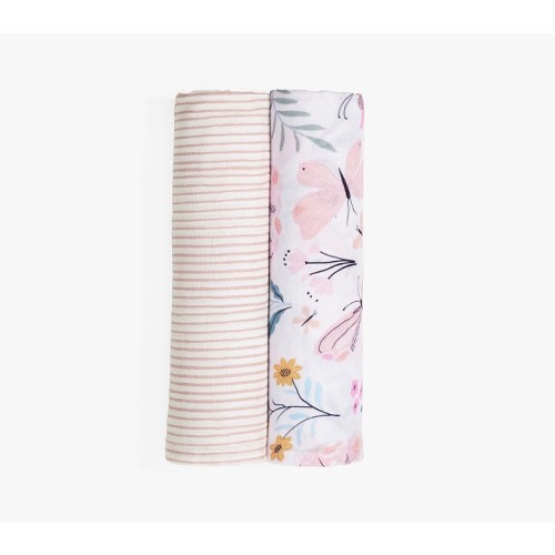 Wildflower Butterfly Organic Swaddle Set