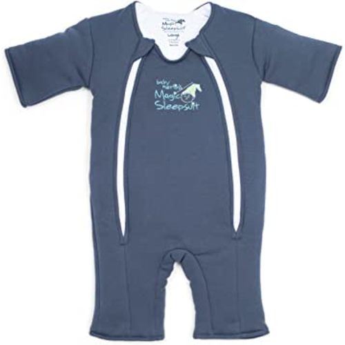 Baby Merlin's Magic Sleepsuit - 100% Cotton Baby Transition Swaddle - Baby Sleep Suit - Night Sky - 6-9 Months