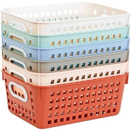 Really Good Stuff Medium Baskets - Boho 6 Pack