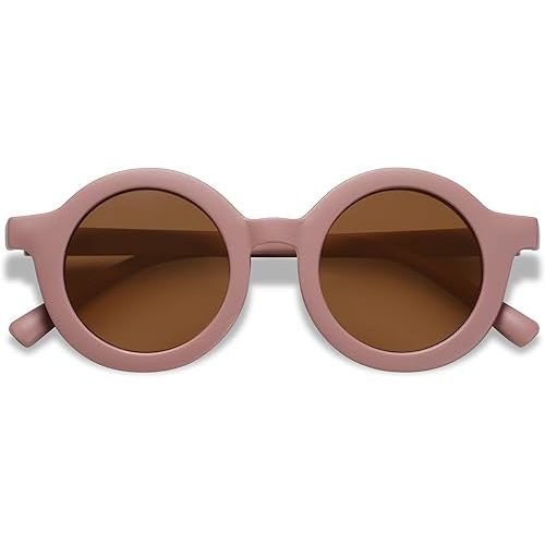 SOJOS Cute Round Polarized Sunglasses for Kids Girls Boys UV400 Protection De Sol Gafas Beach Holiday