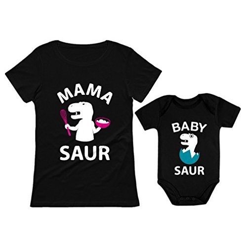 Tstars Mama Saur - T-Rex Mom & Baby Saur T-Rex Baby Matching Set