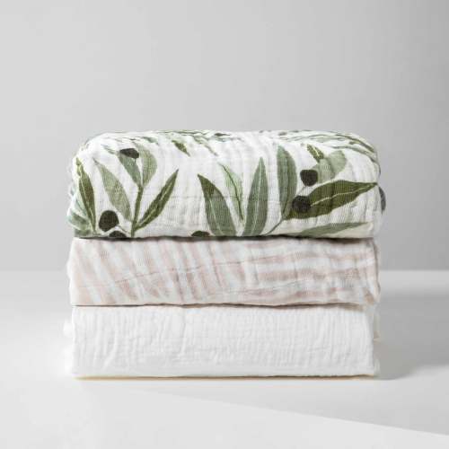All-Stages Midi Crib Sheet in GOTS Certified Organic Muslin Cotton
