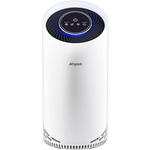 Air Purifiers for Home Large Room Up to 1375 ft², 4-in-1 True HEPA Air Purifier for Pets Hair Dander Pollen Smoke Cooking Pet Smell. CADR 187 m³/h, Air Cleaner for Bedroom Nursery Living Room
