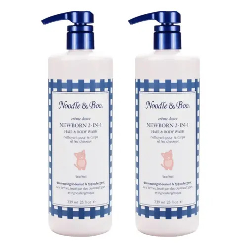 Noodle & Boo Newborn 2-in-1 Hair & Body Wash, 25 fl oz, 2-pack | Costco