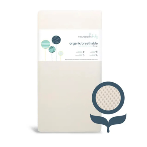 Organic Breathable Crib Mattress - Baby & Toddler | Naturepedic