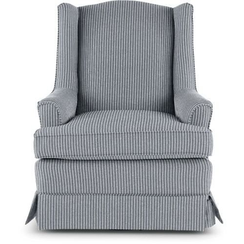 Natasha Chambray Swivel Glider