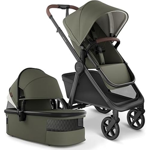 Mompush Ultimate 3 Full-Size Stroller with Bassinet, Newborn to Toddler