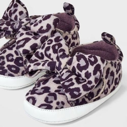 Baby Leopard Sneakers - Cat & Jack™ Brown 3-6m