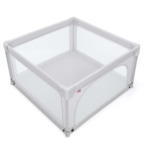Costway Baby Playpen Infant Large Safety Play Center Yard w/ 50 Ocean Balls Grey