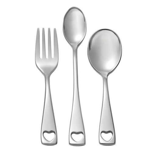 Oneida Little Love 3 Piece Fine Flatware Baby Set | Wayfair