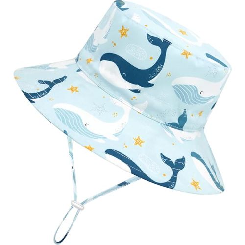 Baby Sun Hat Baby Boy Hats Toddler Hat UPF 50+ Bucket Hat for Baby Girls Infant Beach Hat with Wide Brim Kids Caps