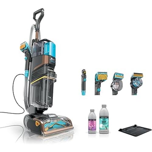 Shark CarpetXpert HairPro with StainStriker, Upright Carpet Cleaner machine, Rug and Upholstery Cleaner, Tough Stain & Odor Remover, Hair Pickup, Shampooer, EX301